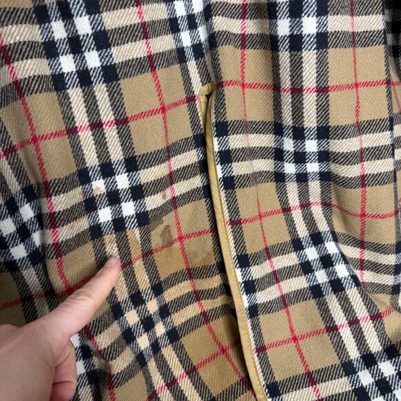 Burberry Black Mens 48 L Sher 3050 Car Coat Detachable Wool Novacheck Liner - Picture 6 of 16